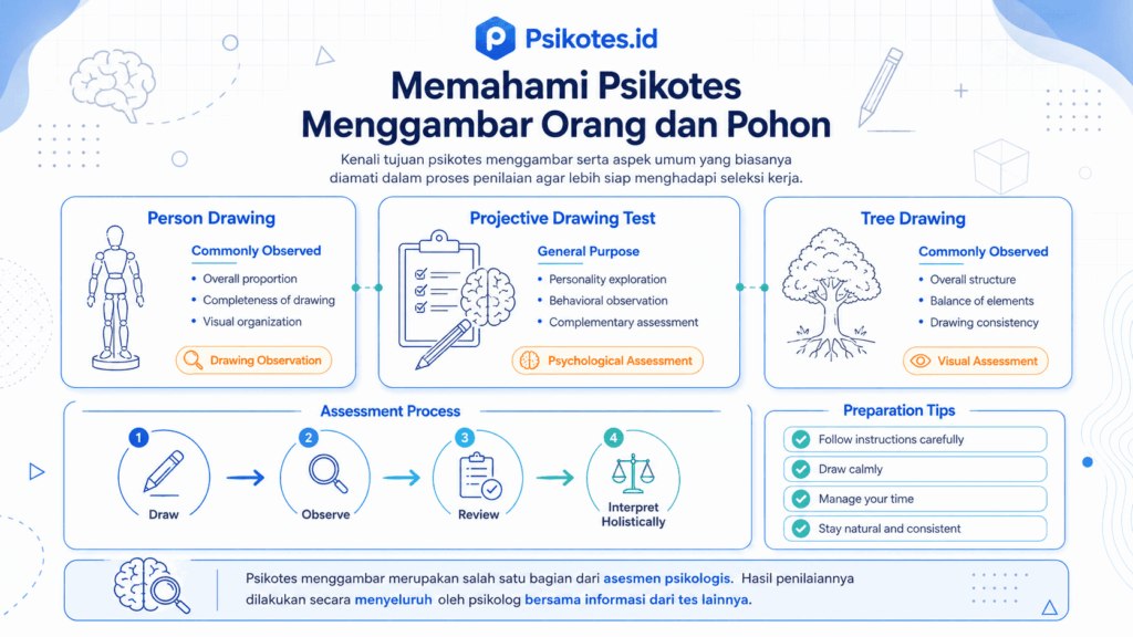 tips lulus psikotes menggambar orang dan pohon