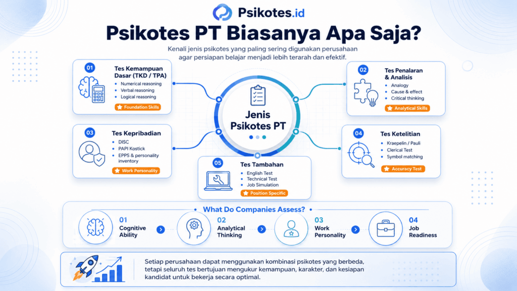 psikotes pt biasanya apa saja
