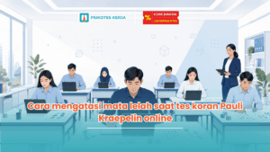 Cara mengatasi mata lelah saat tes koran Pauli Kraepelin online
