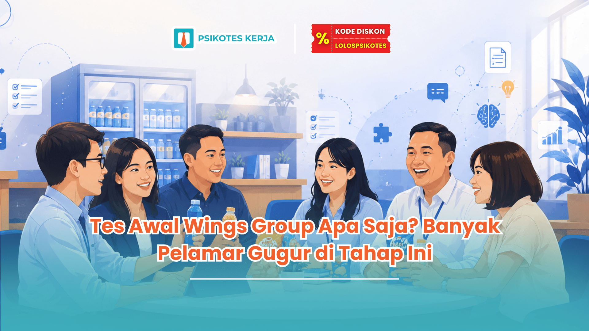tes awal wings group apa saja