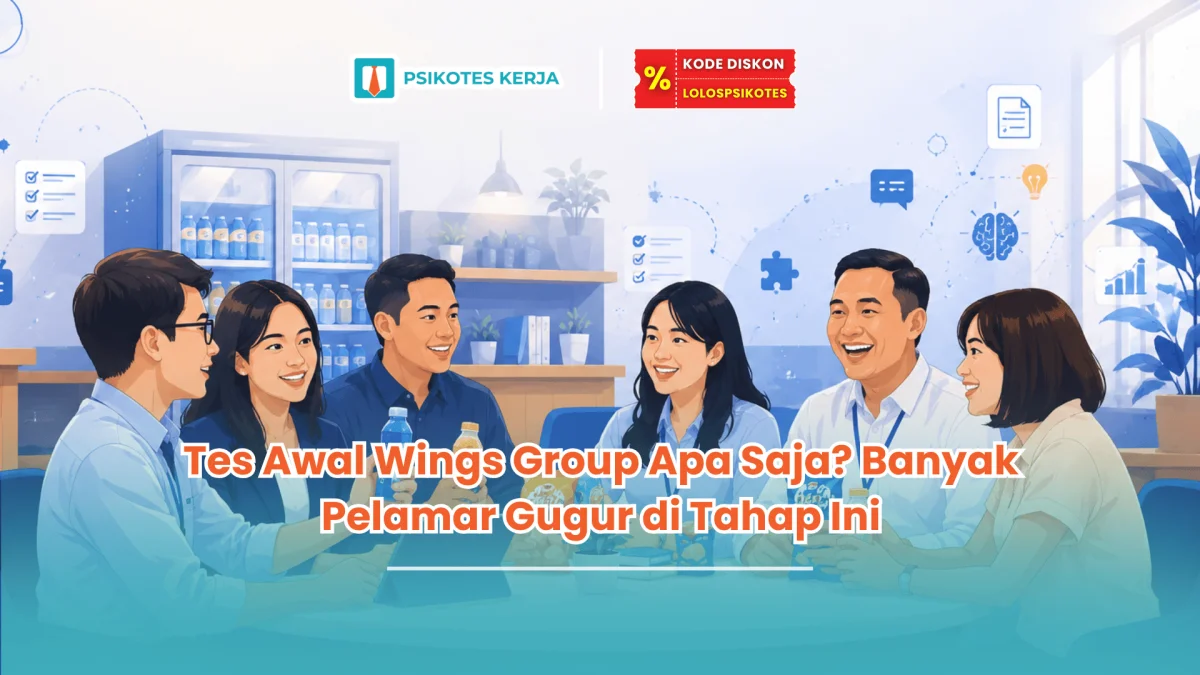 tes awal wings group apa saja