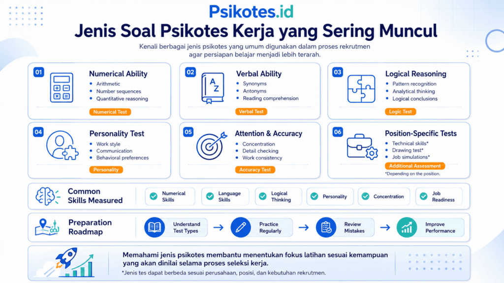 soal psikotes kerja aritmatika dan penyelesaiannya