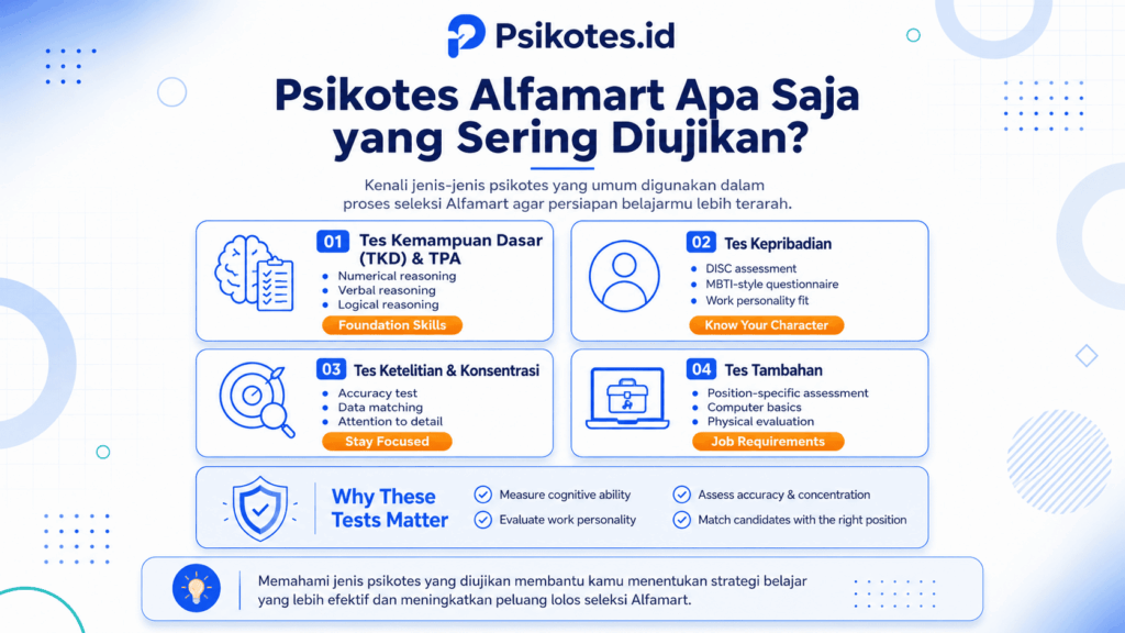 psikotes alfamart apa saja