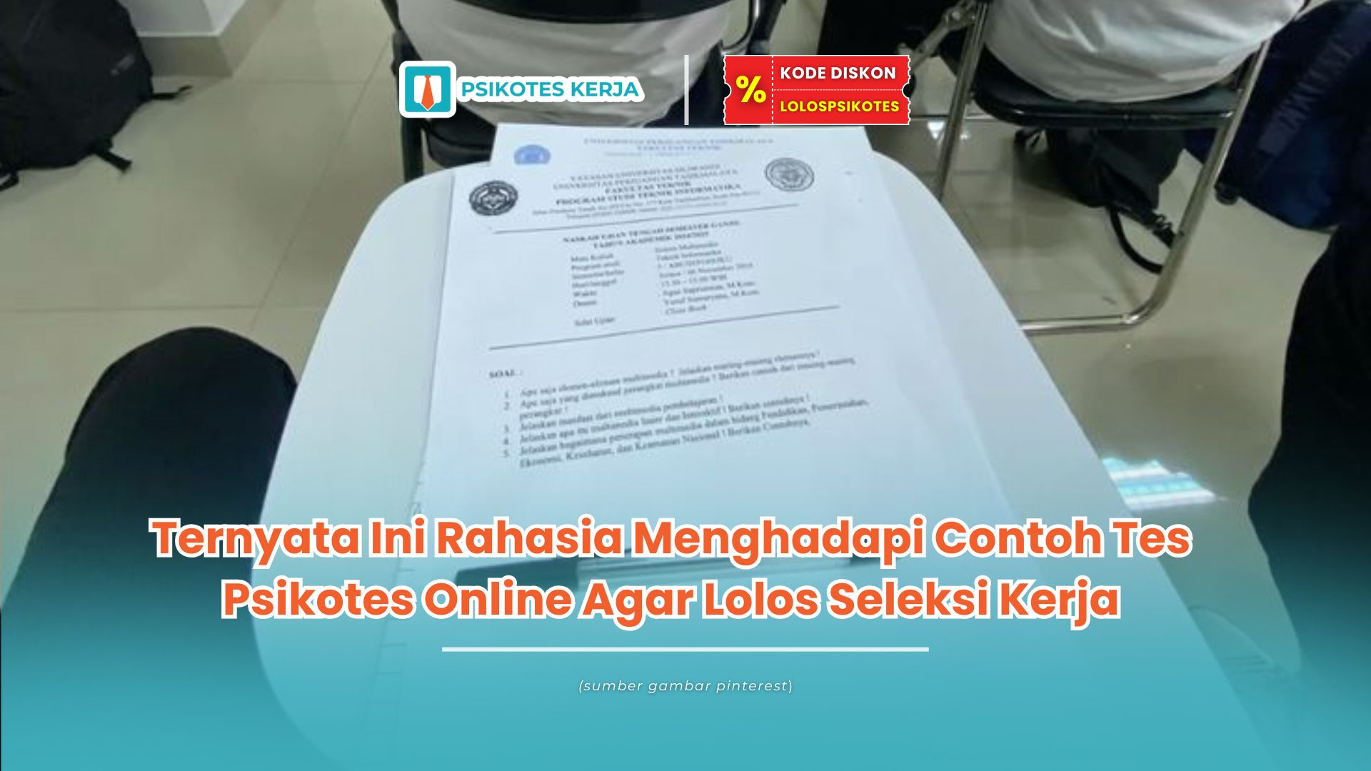 Ternyata Ini Rahasia Menghadapi Contoh Tes Psikotes Online Agar Lolos Seleksi Kerja