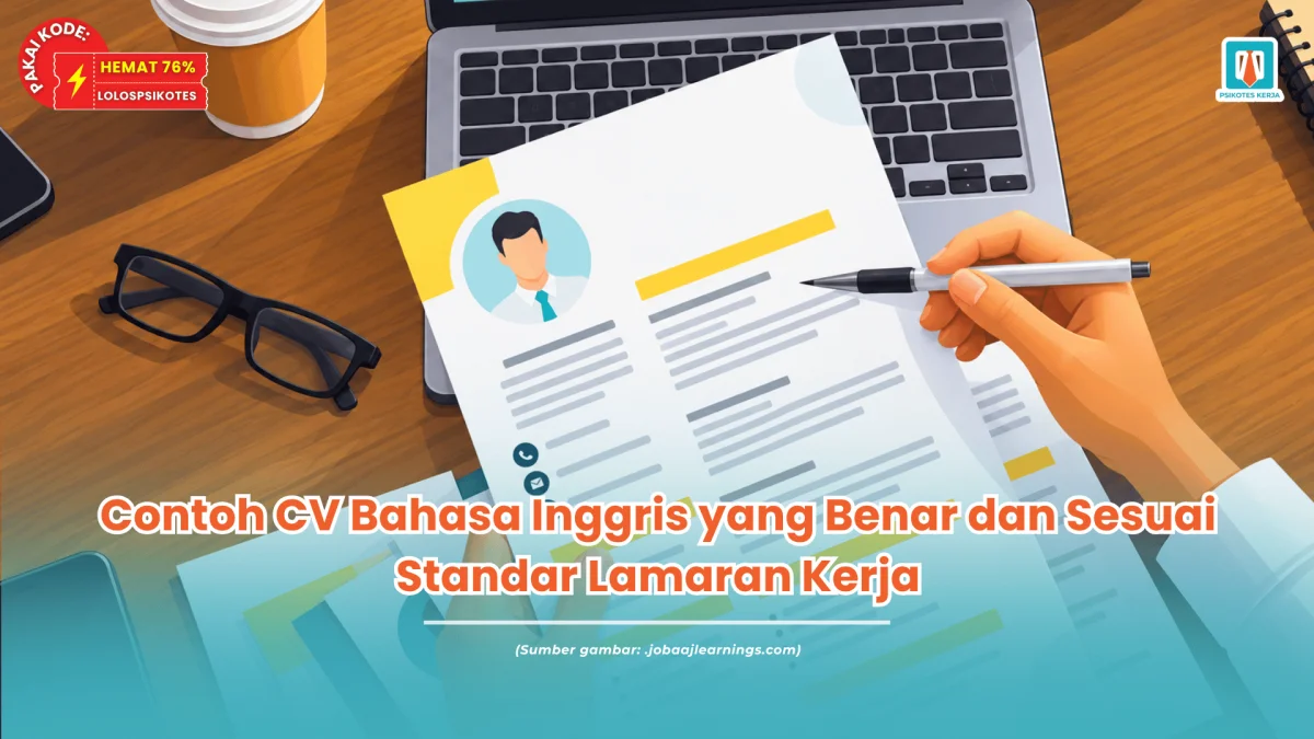 contoh cv bahasa inggris