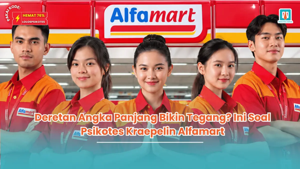 soal psikotes kraepelin alfamart