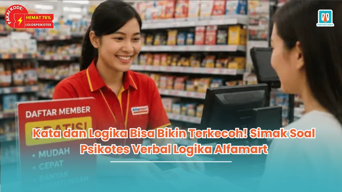 soal psikotes verbal logika alfamart