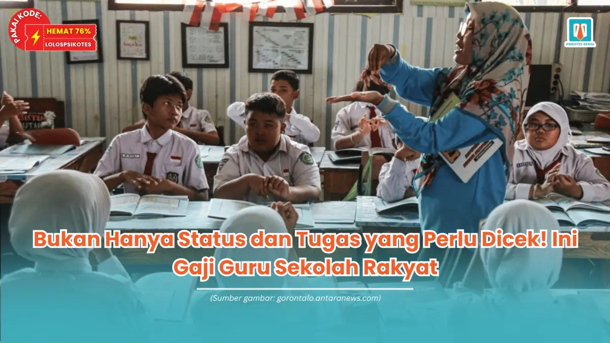 gaji guru sekolah rakyat