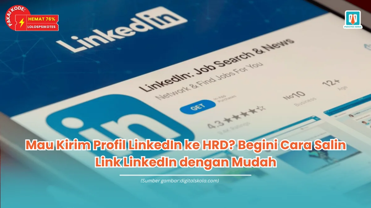 cara salin link linkedin