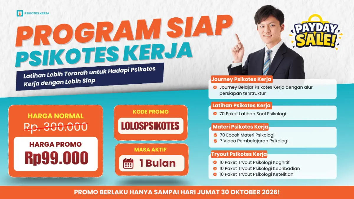 KODE VOUCHER PSIKOTESKERJA 23 - 30 Oktober 2026 - ARTIKEL