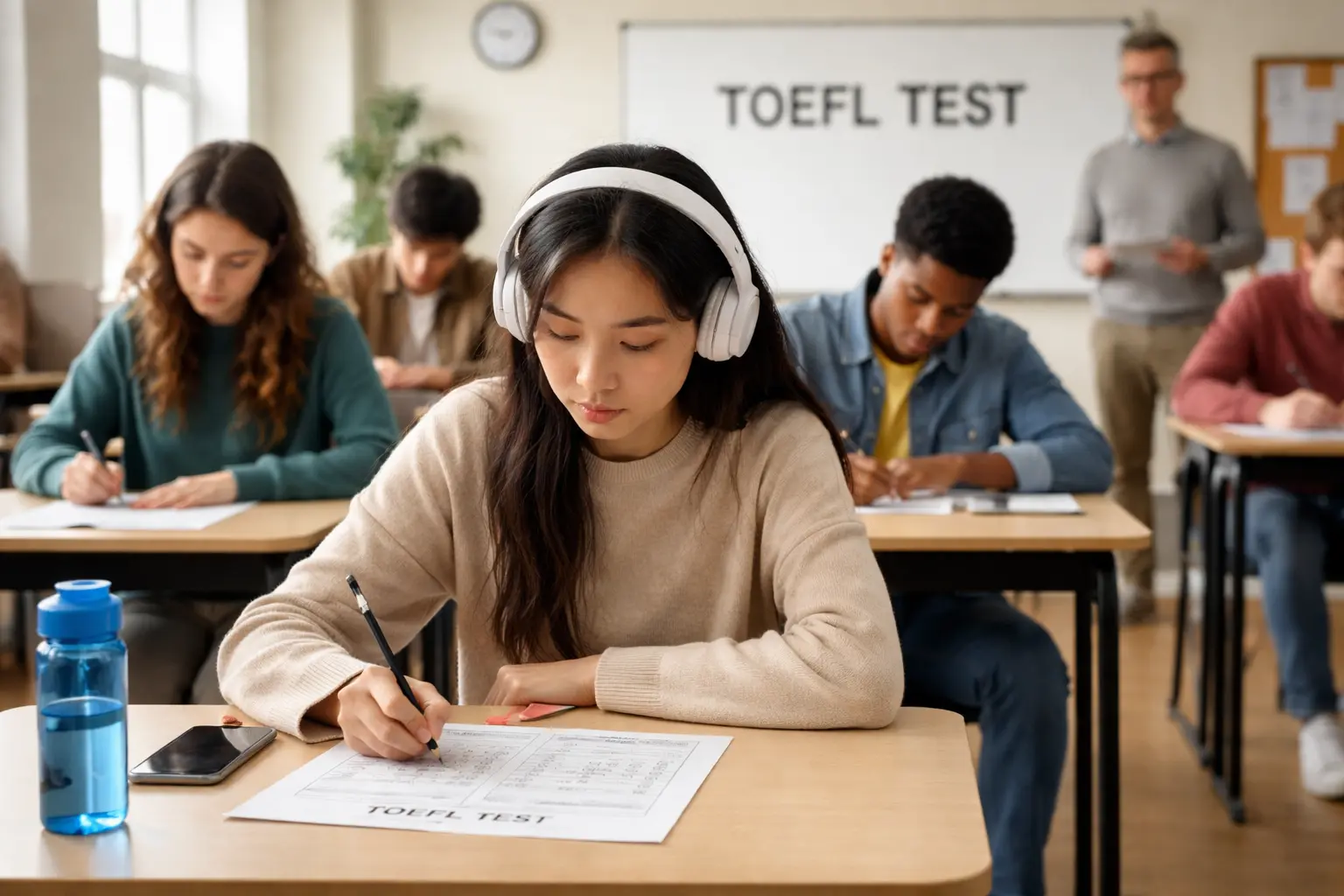 Bagaimana cara tes toefl