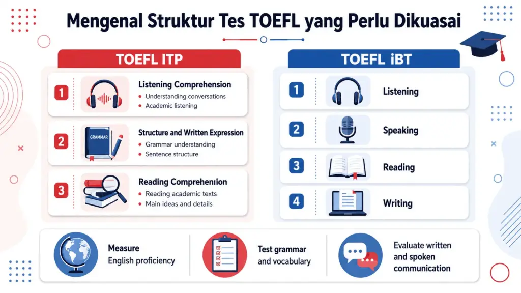 materi tes toefl apa saja