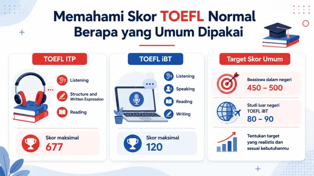 Nilai TOEFL normal berapa