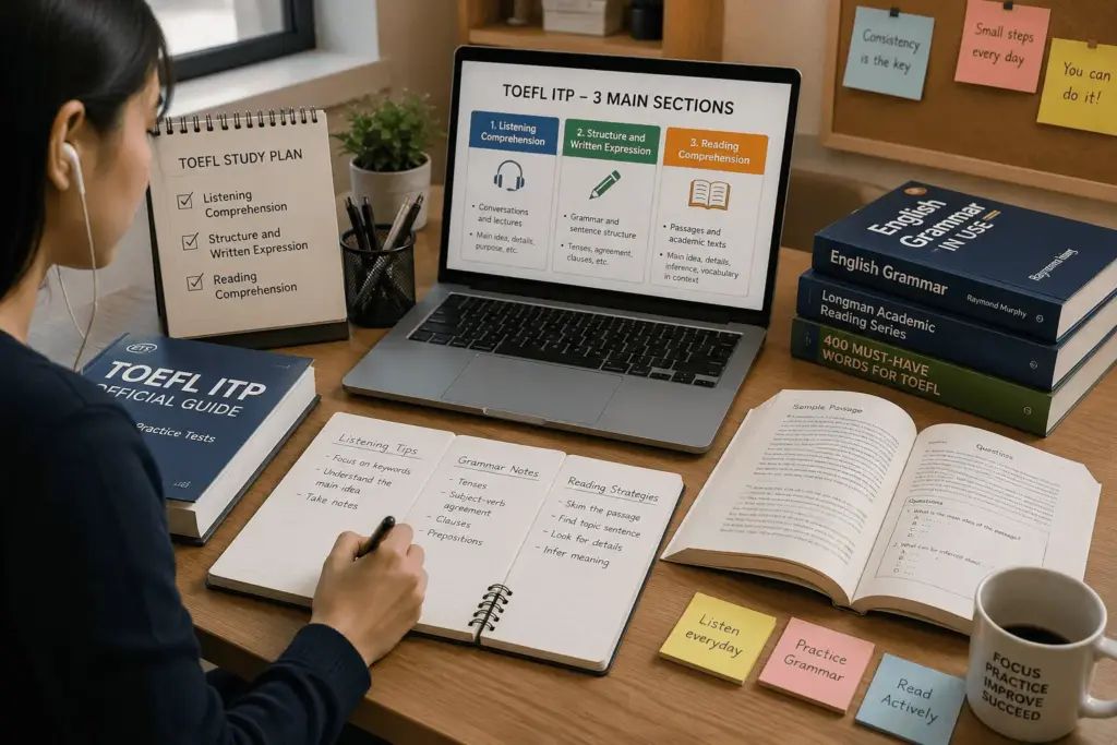 Tes TOEFL ada 3 apa saja