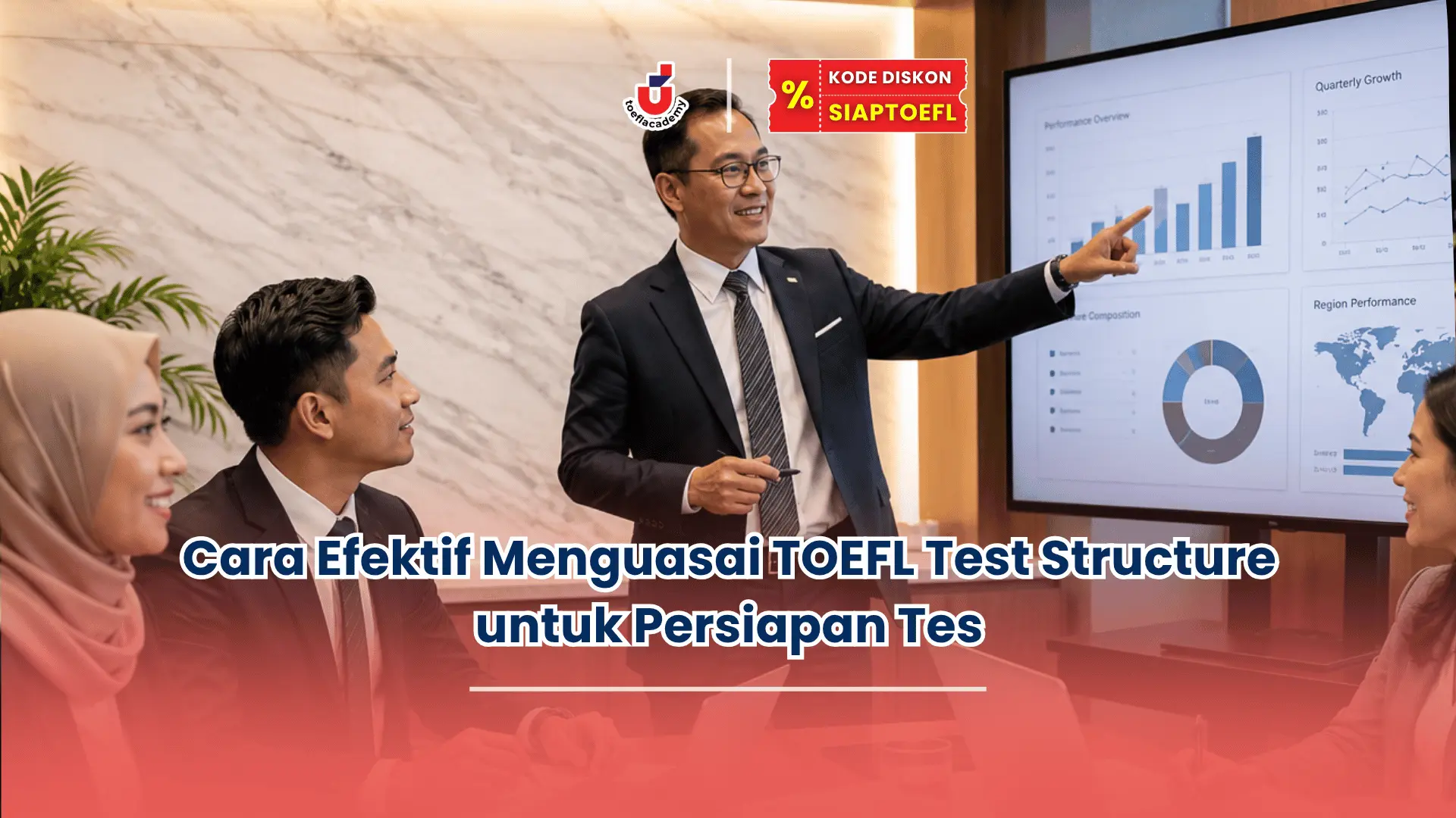 TOEFL test structure