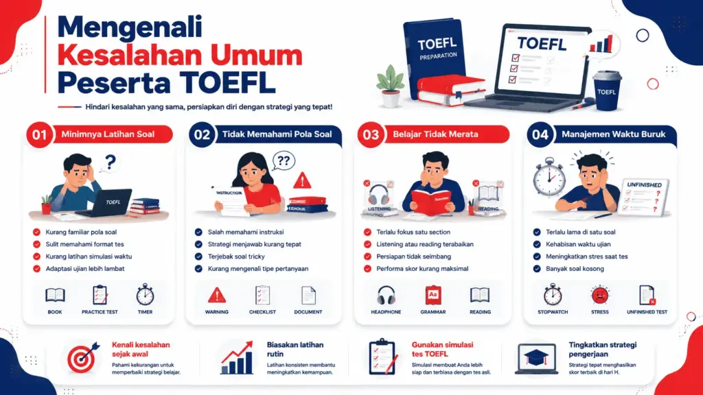 Apakah tes TOEFL harus offline