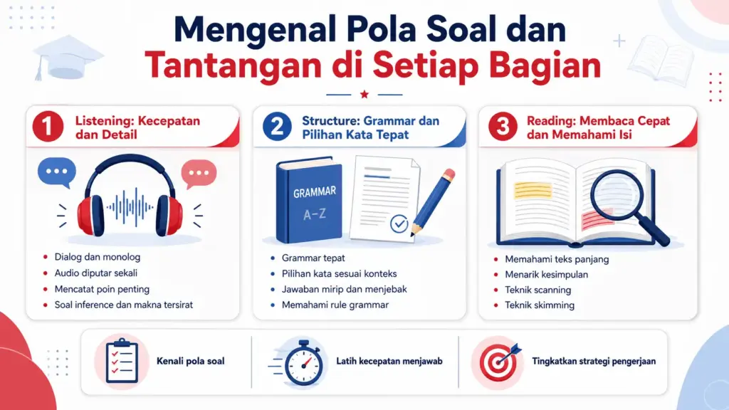 materi tes toefl apa saja