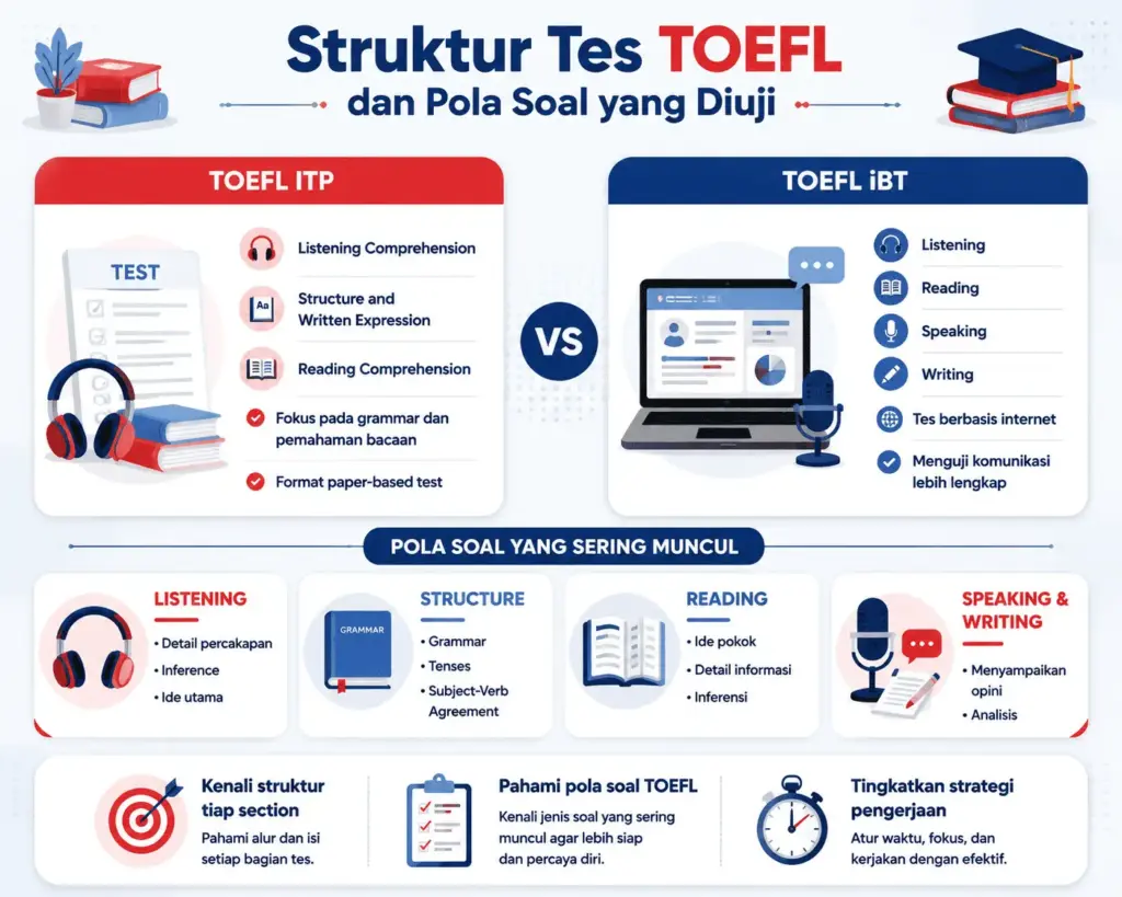 Syarat lulus TOEFL nilai berapa