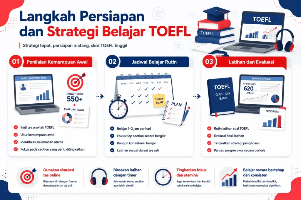 Berapa lama tes TOEFL