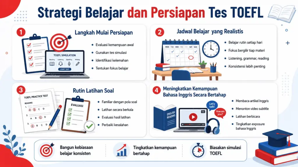 tes toefl terdiri dari apa saja