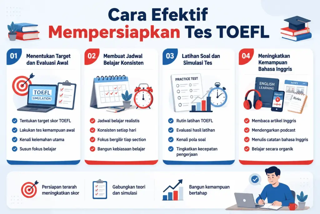 Syarat lulus TOEFL nilai berapa