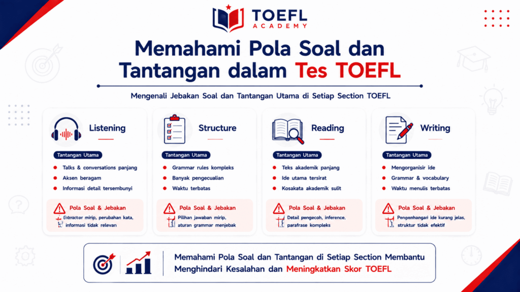 cara latihan soal toefl