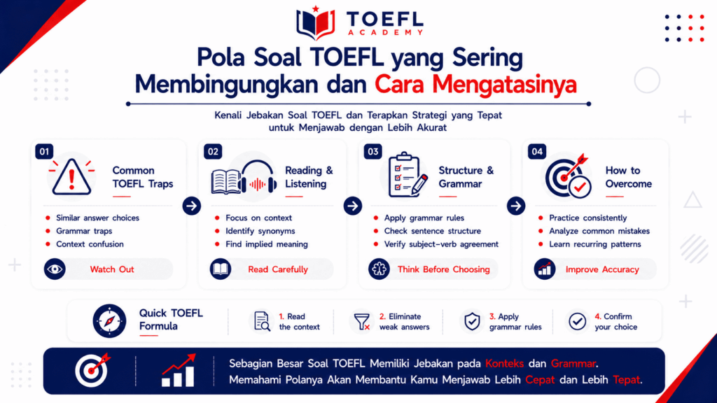 apakah soal toefl selalu sama