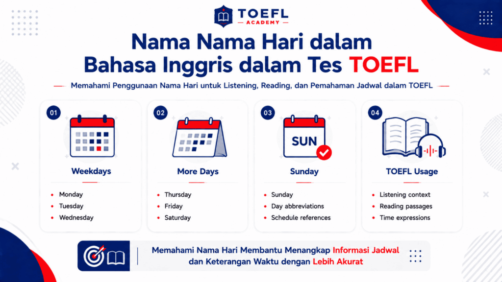 nama nama hari dalam bahasa inggris