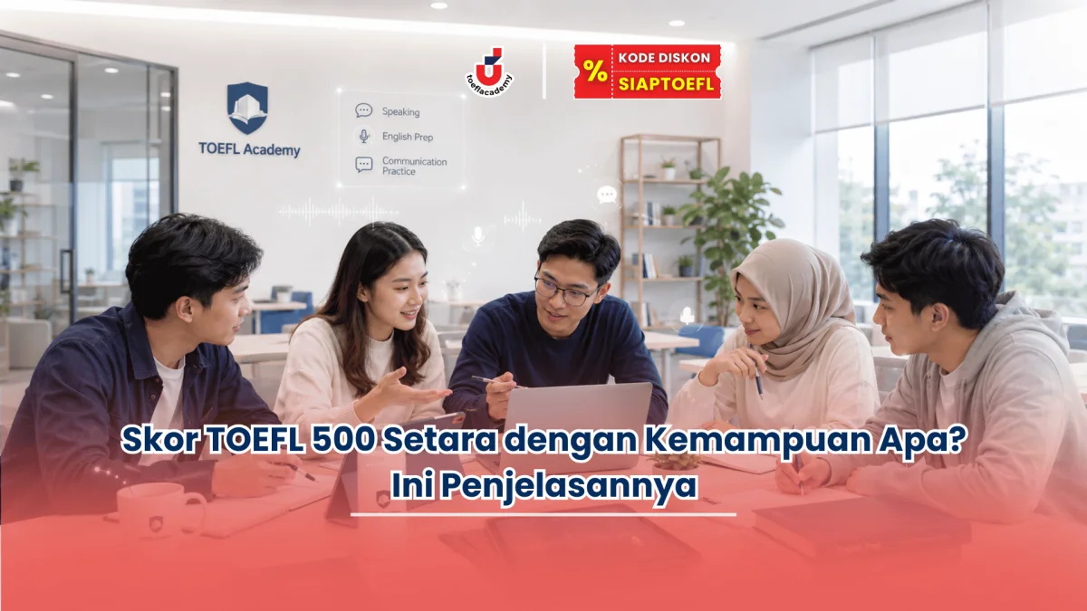 skor toefl 500 setara dengan kemampuan apa