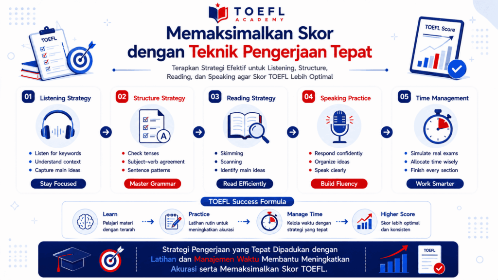 Apa perbedaan antara skor TOEFL lama dan skor TOEFL baru