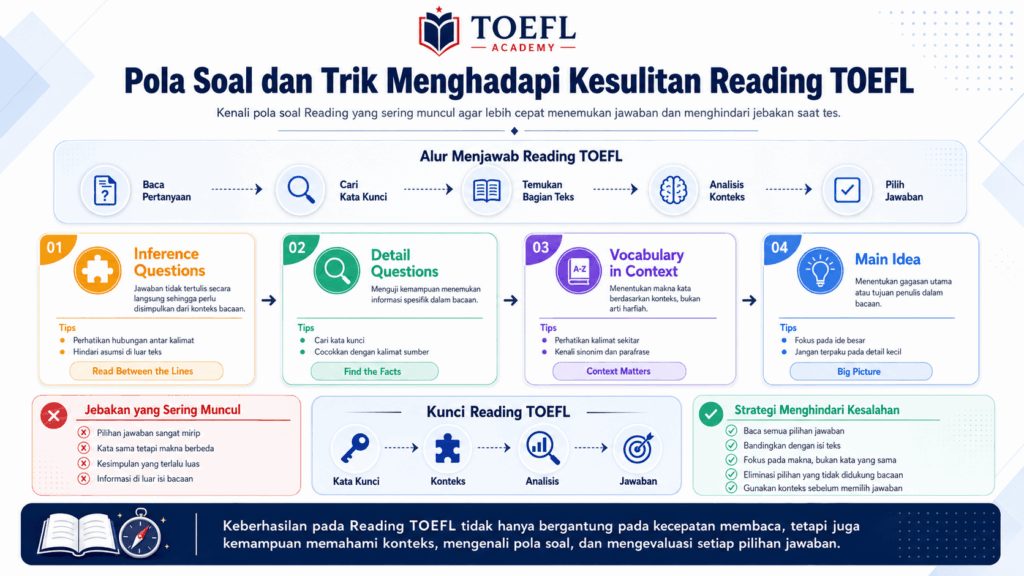 Cara cepat memahami Reading Comprehension TOEFL