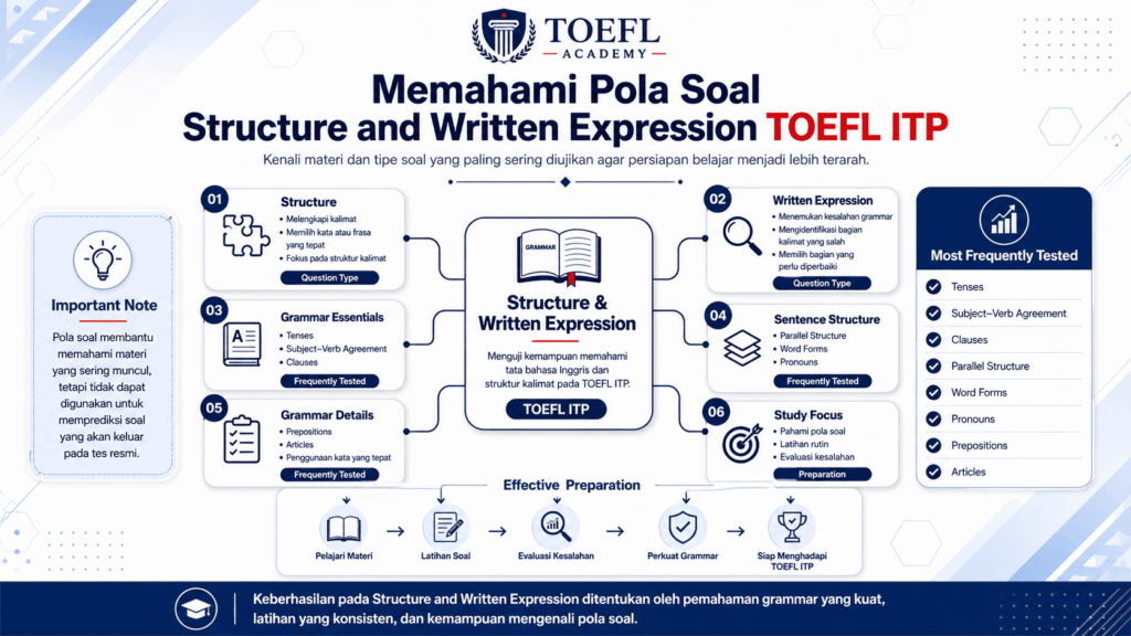 Bocoran soal Structure and Written Expression TOEFL