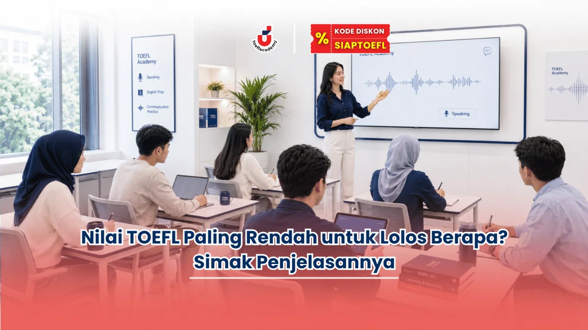 Nilai TOEFL paling rendah untuk lolos berapa