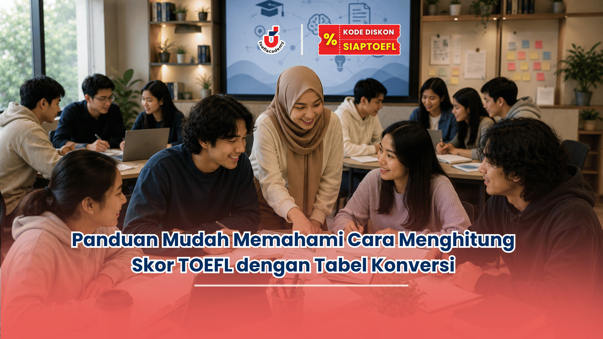 Cara menghitung skor TOEFL dengan tabel konversi