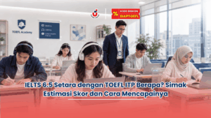 IELTS 6.5 setara dengan TOEFL ITP berapa