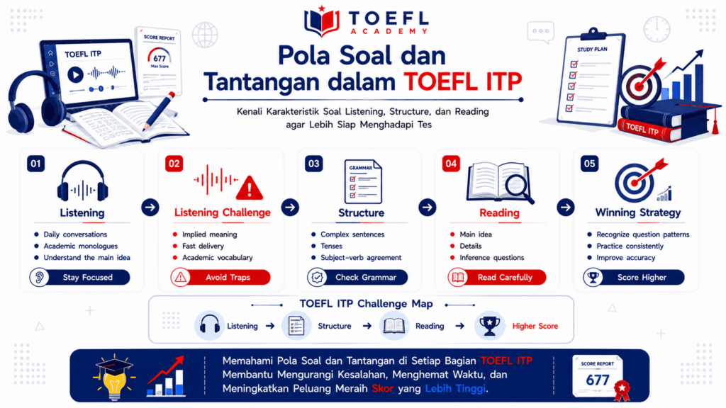 cara menaikkan skor toefl itp