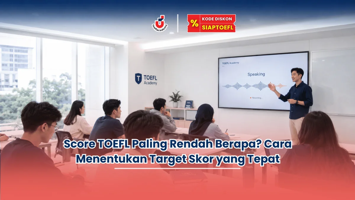 Score TOEFL paling rendah berapa