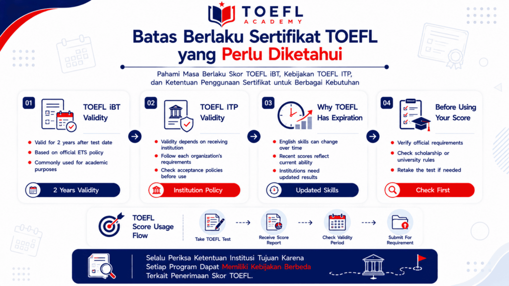 batas berlakunya sertifikat toefl
