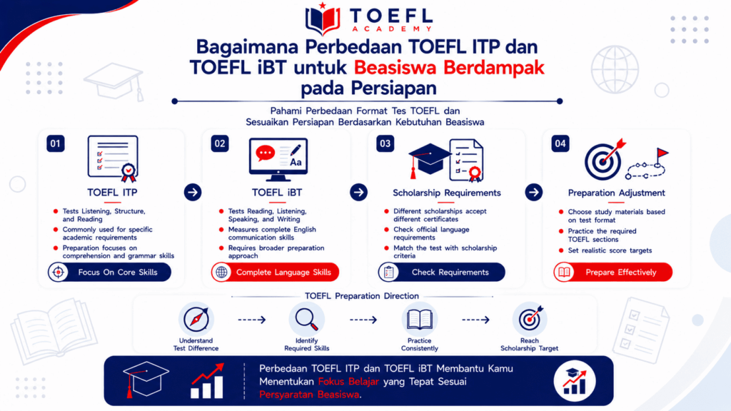 perbedaan toefl itp dan toefl ibt untuk beasiswa