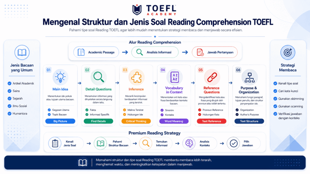Cara cepat memahami Reading Comprehension TOEFL