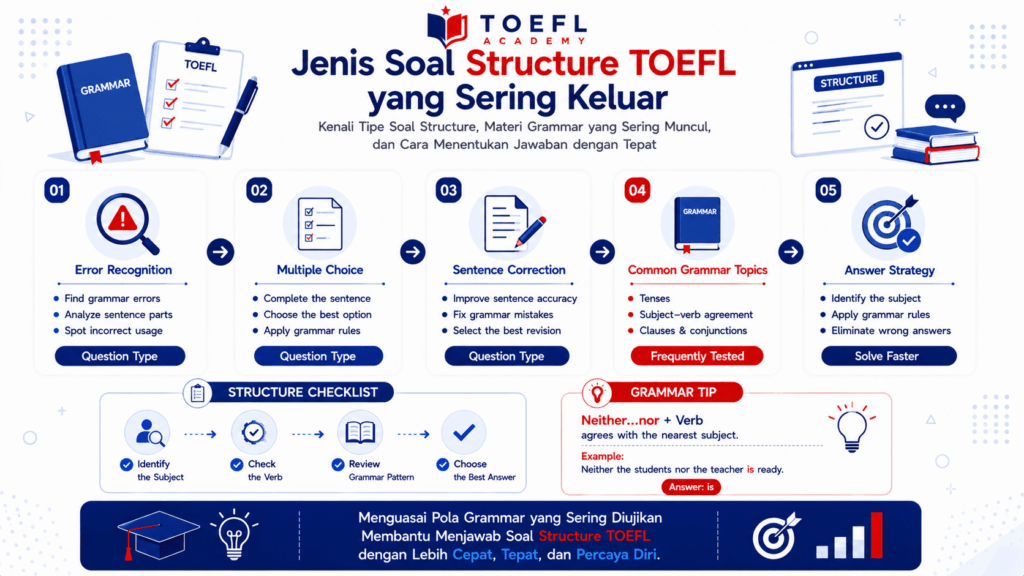 soal structure toefl yang sering keluar