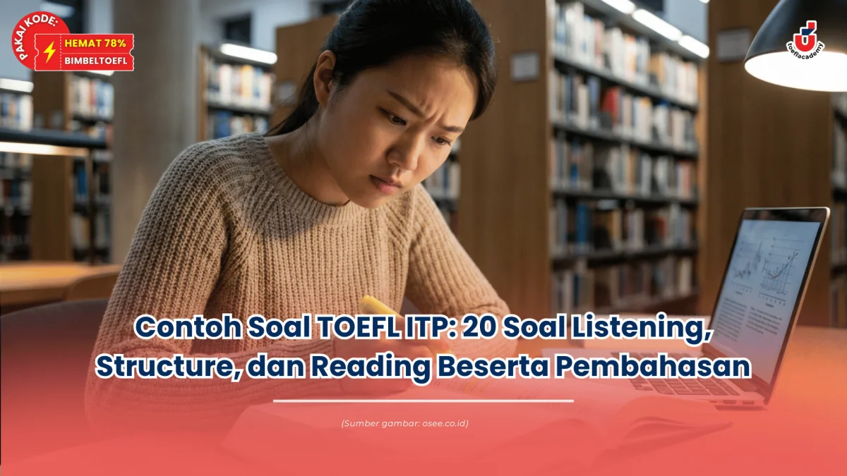 contoh soal toefl itp