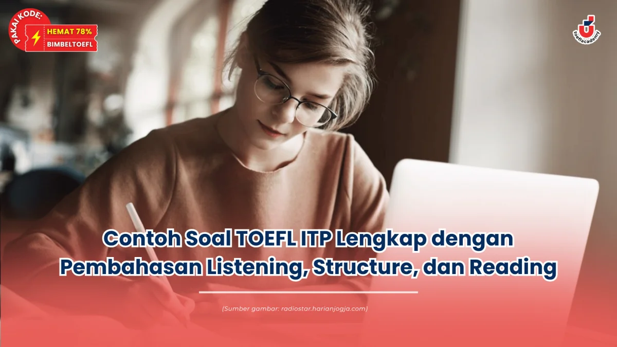 contoh soal toefl itp