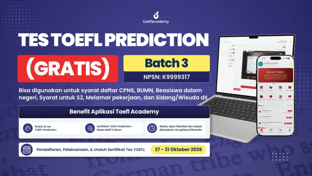 tes toefl gratis