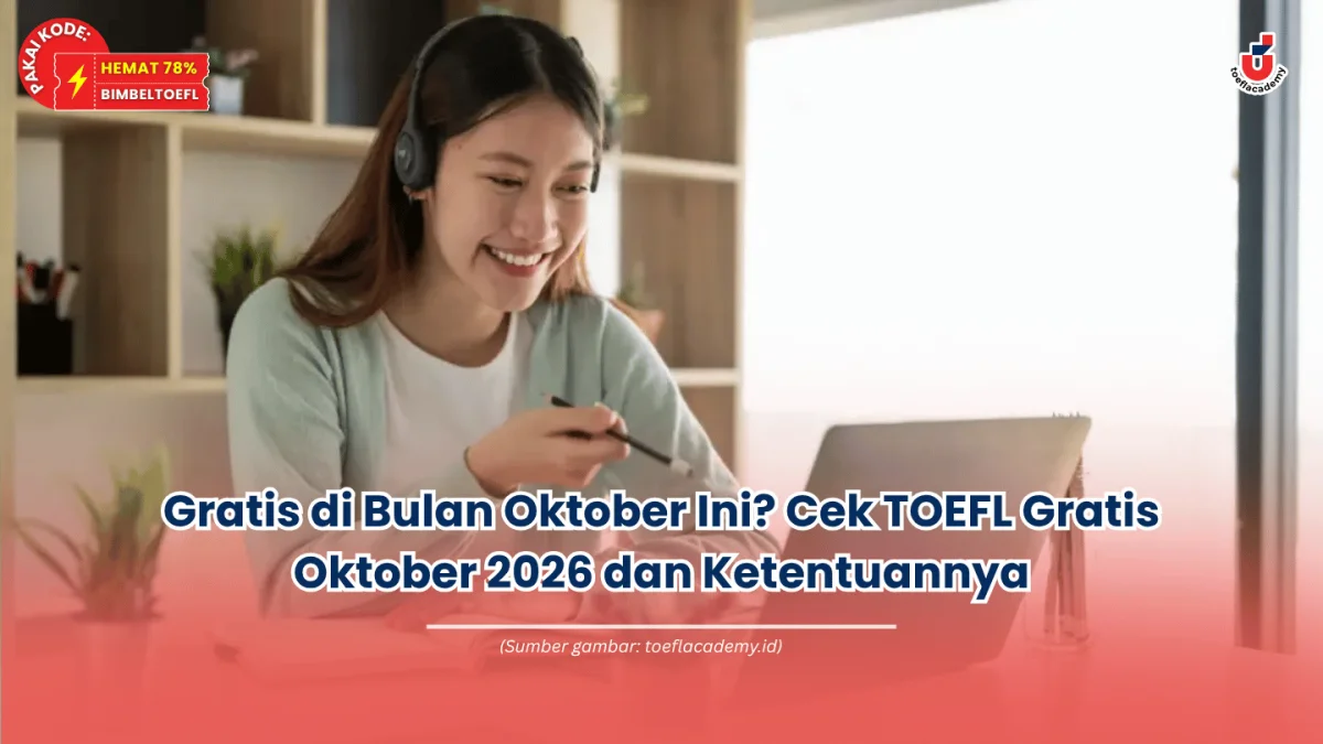 toefl gratis oktober