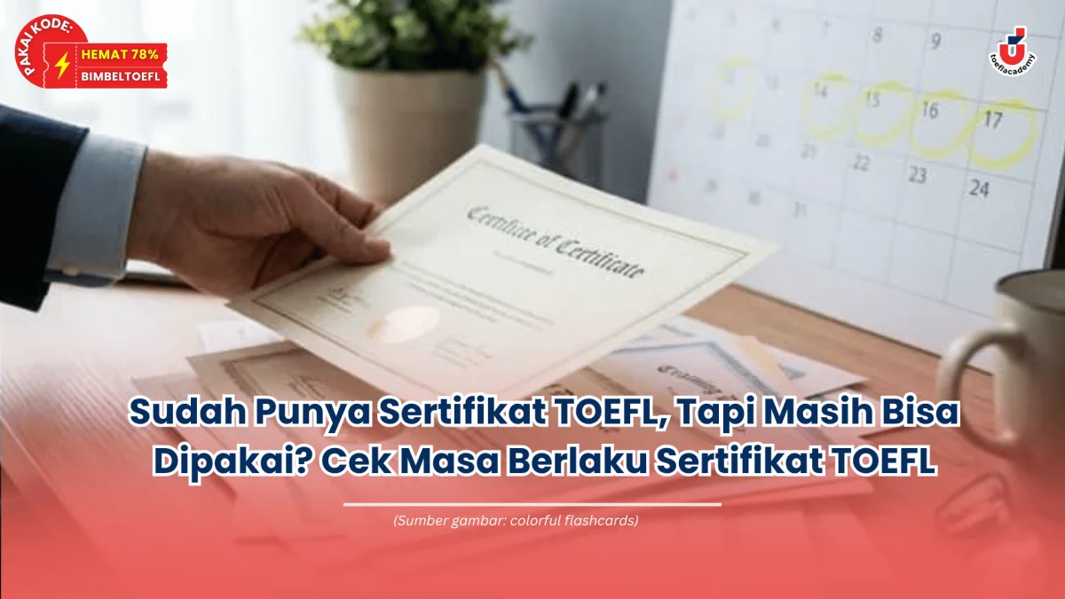 masa berlaku sertifikat toefl