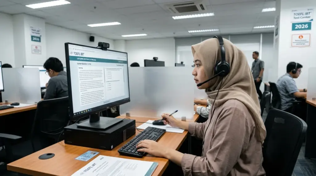 Materi Tes TOEFL Online dan Sistem Penilaian Terbaru 2026